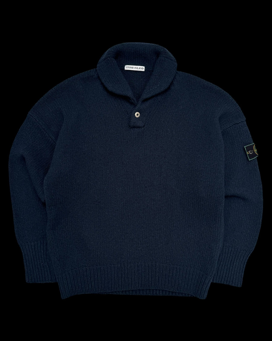 Stone Island 1980’s Button Knitted Sweater [M]