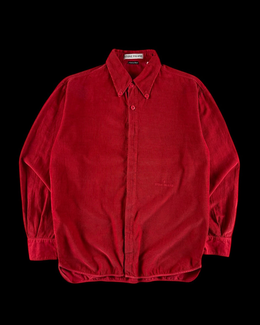 Stone Island AW 1997 Needle Corduroy Casual Shirt [M]