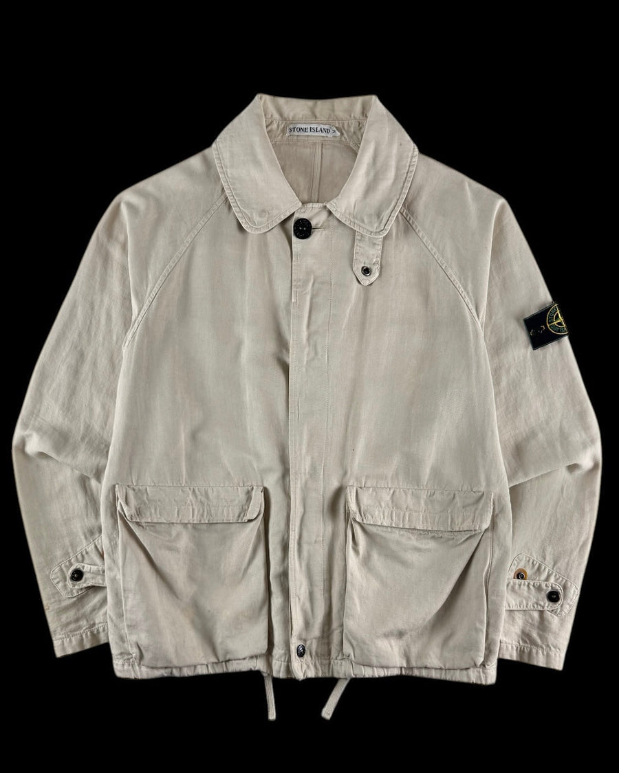 Stone Island 1990 Raso Gommato Jacket [L]
