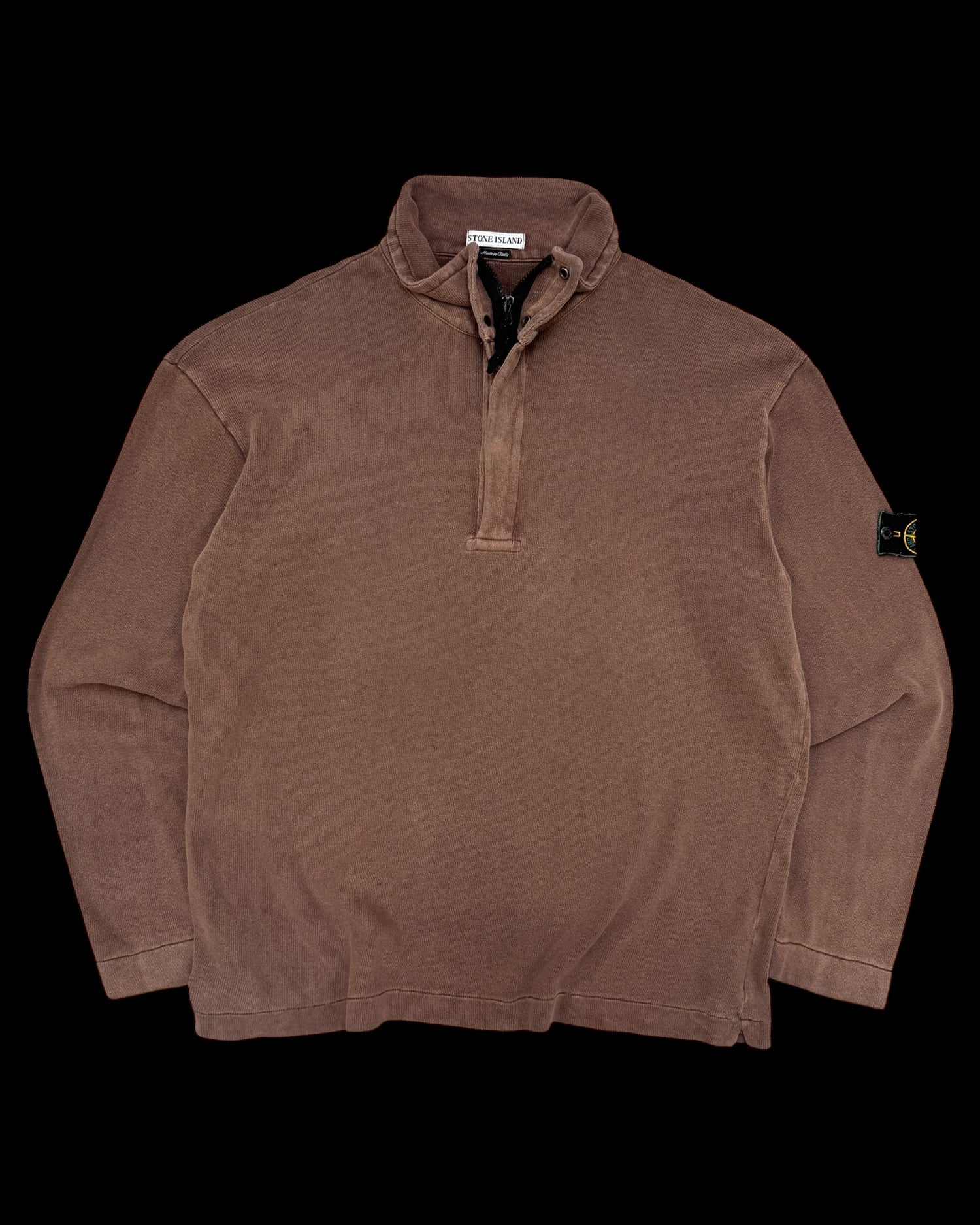 Stone Island AW 1998 1/4 Zip Button Sweatshirt [XXL]