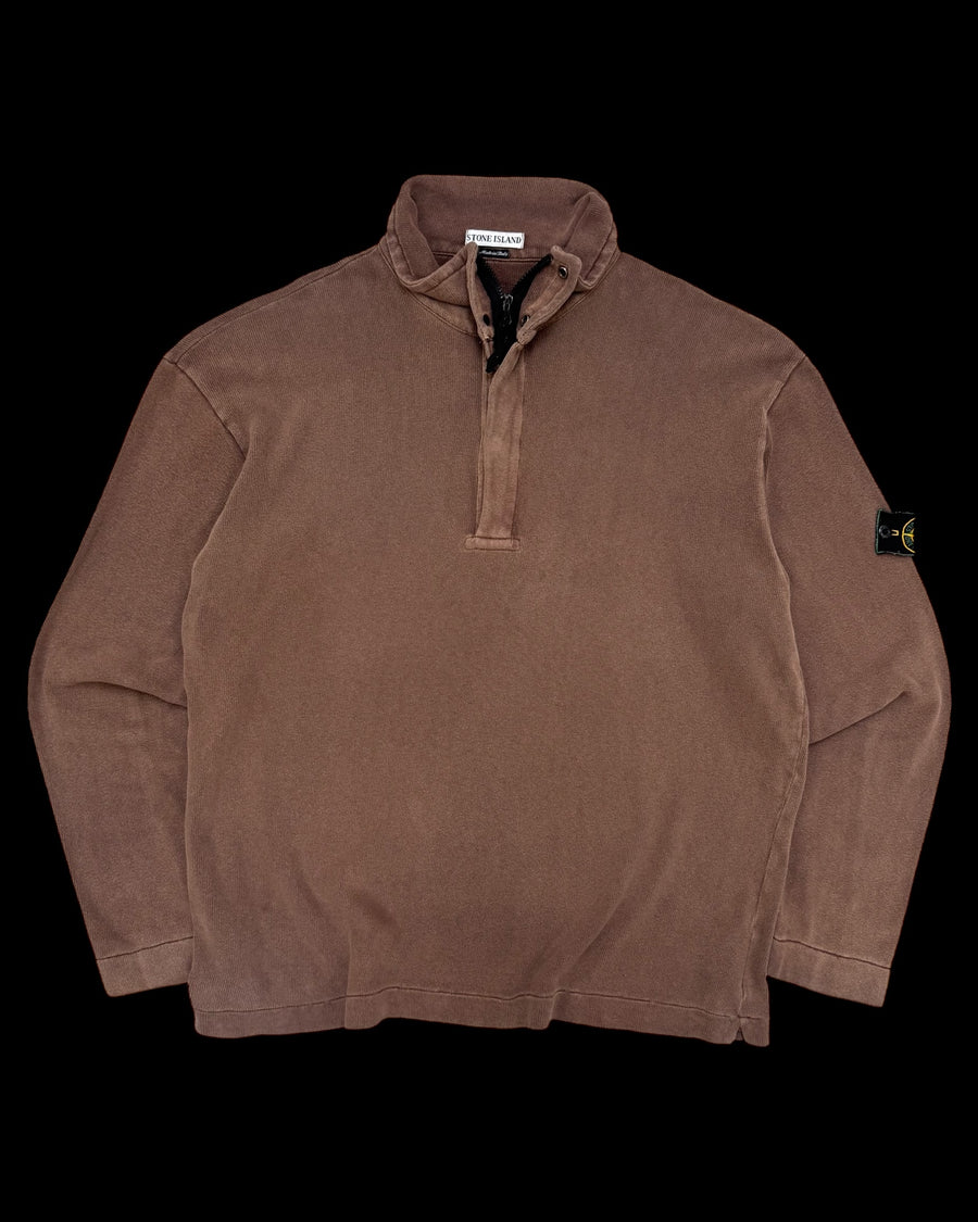 Stone Island AW 1998 1/4 Zip Button Sweatshirt [XXL]
