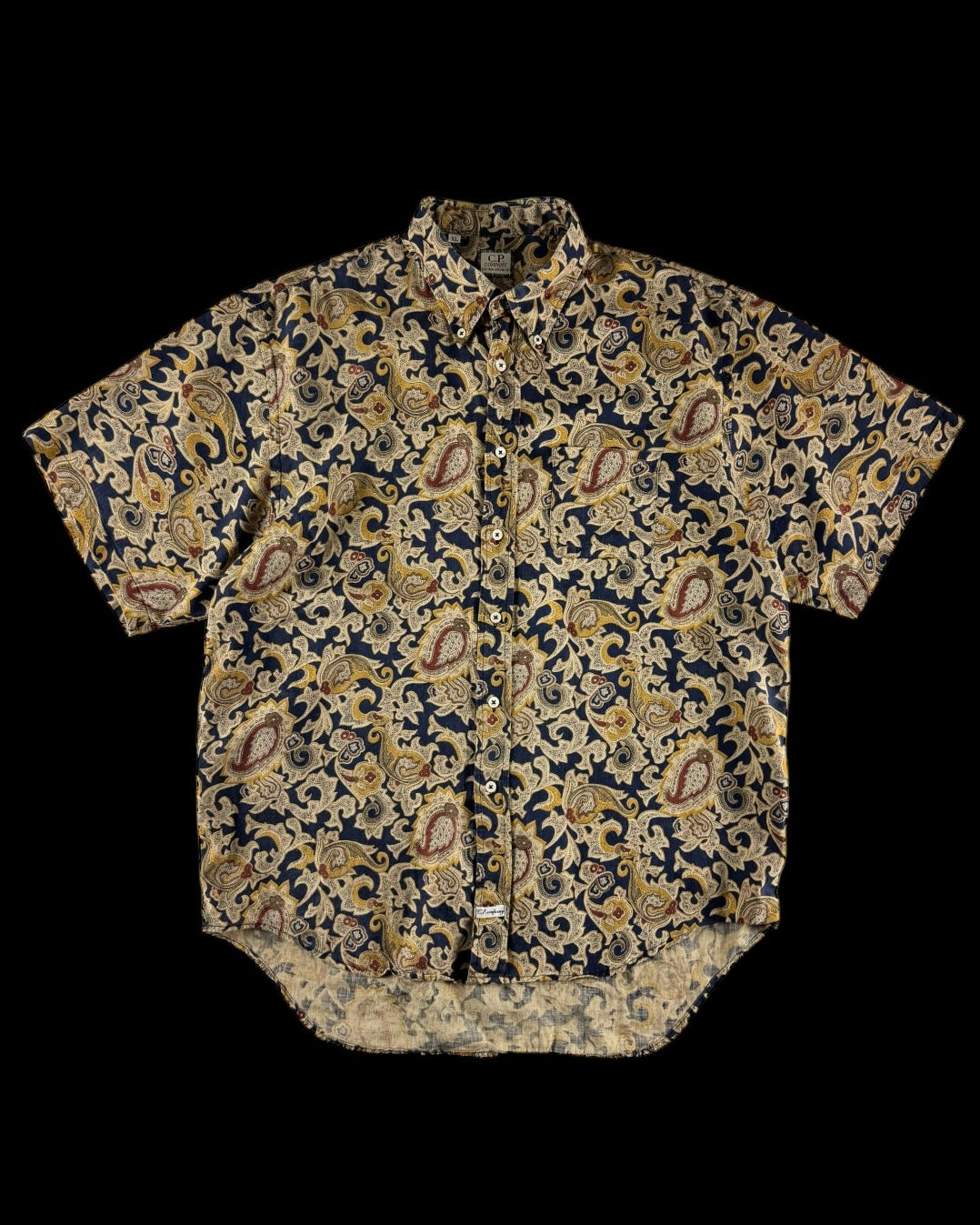 C.P. Company 1980’s Ideas Paisley Print Casual Shirt [XL]
