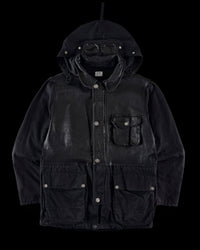 C.P. Company AW 2005 1/2 Leather Millie Miglia Goggle Jacket [52]