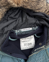Fur Hood Raso Gommato Jacket