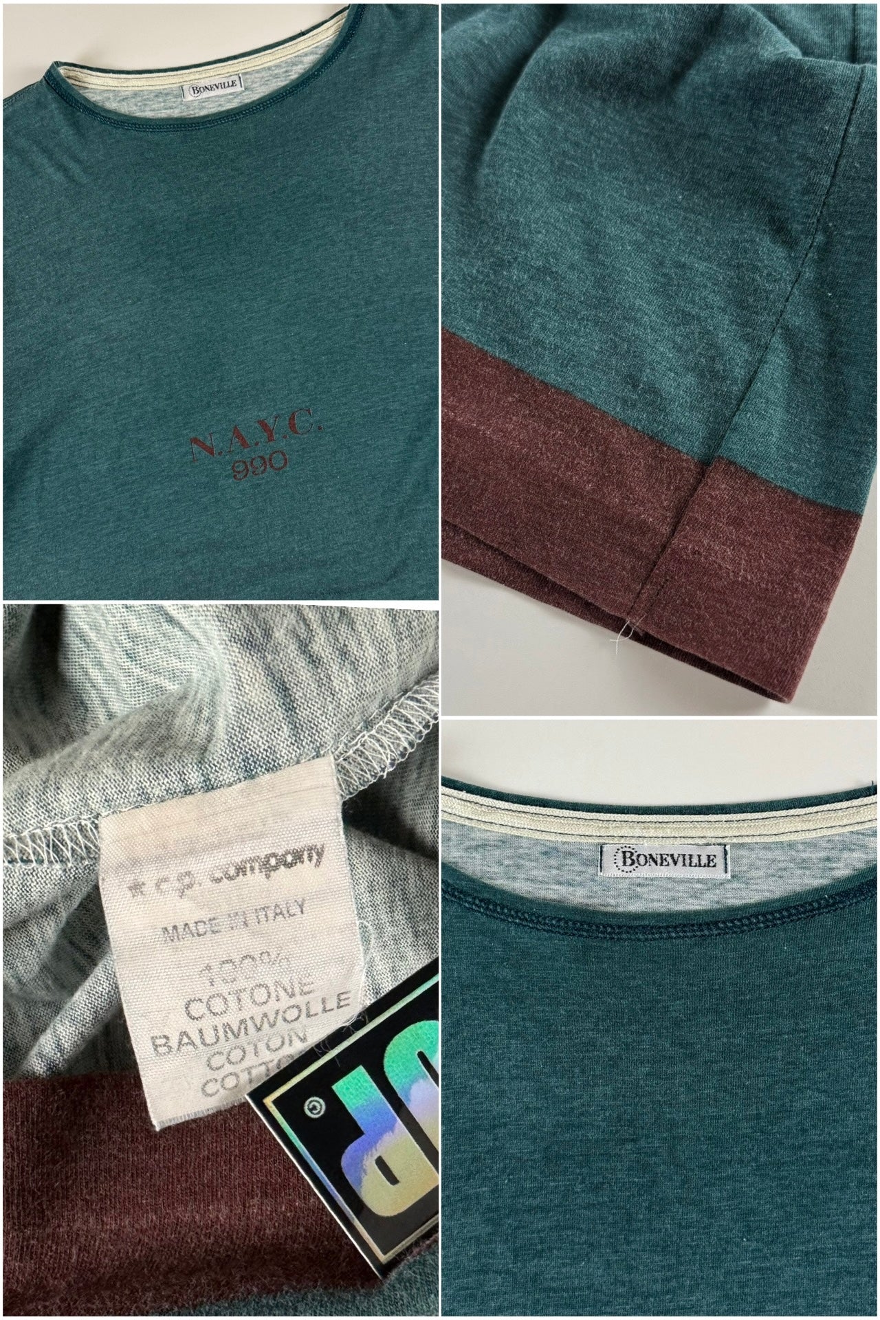 Boneville SS 1990 Navy Arctic NAYC T-Shirt [L]