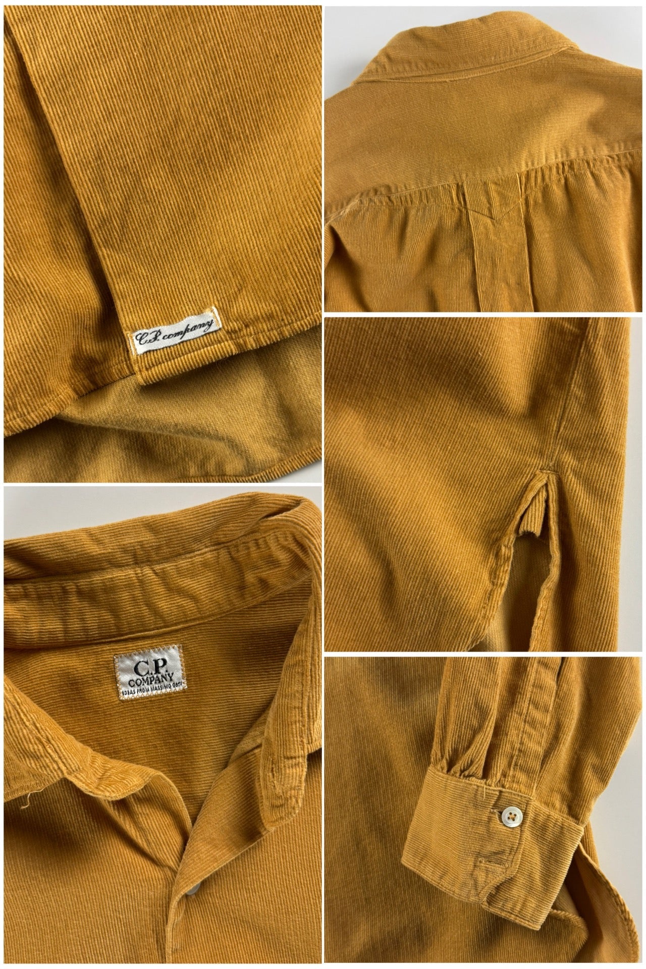 C.P. Company 1980’s Ideas Needle Corduroy Shirt [L]