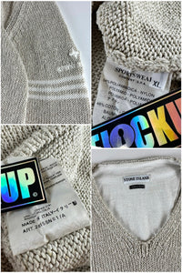 Stone Island SS 1998 Compass Logo Knitted Sweater [XL]