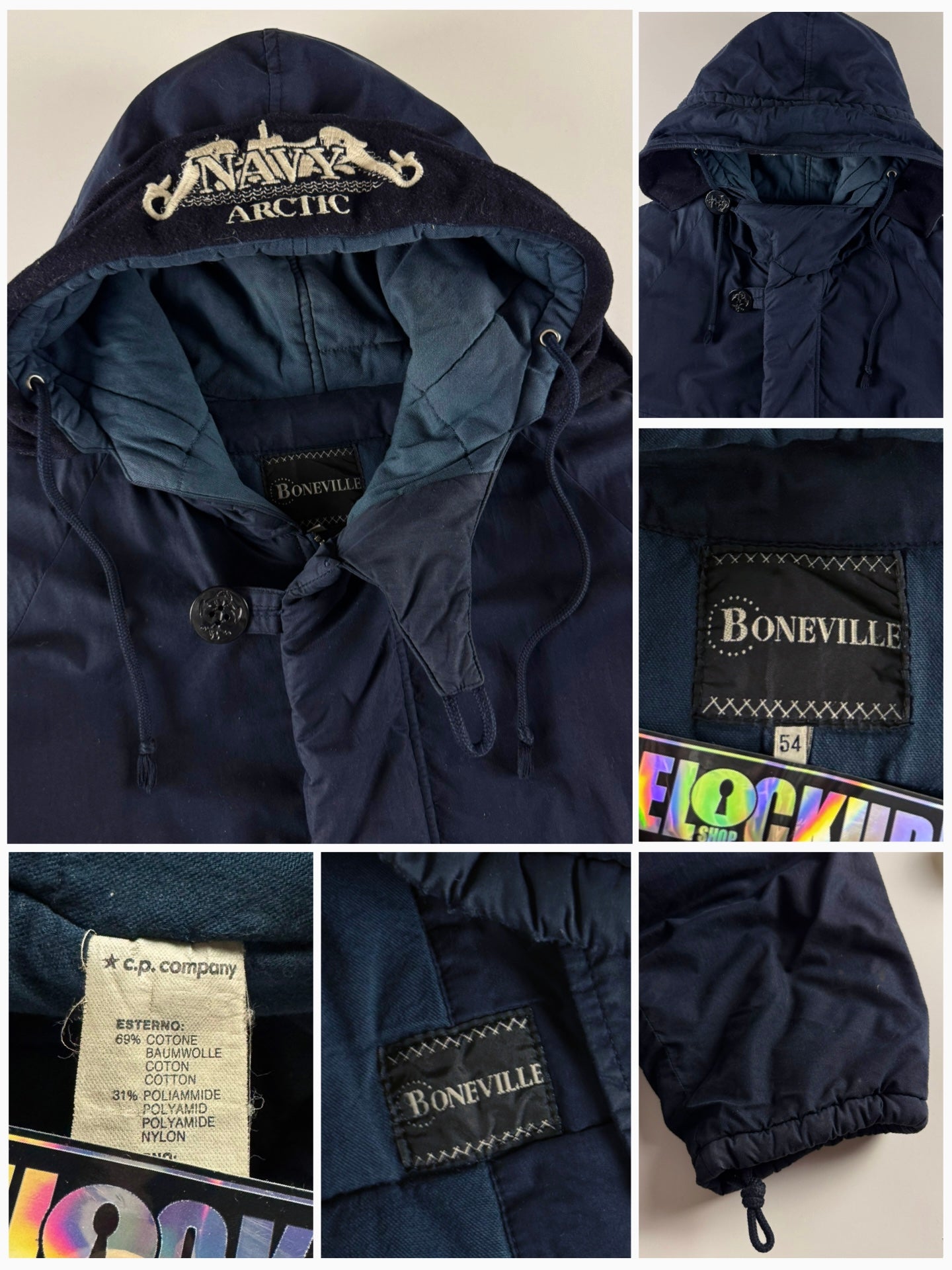 Boneville 1980’s Navy Arctic Sailing Jacket [XXL]