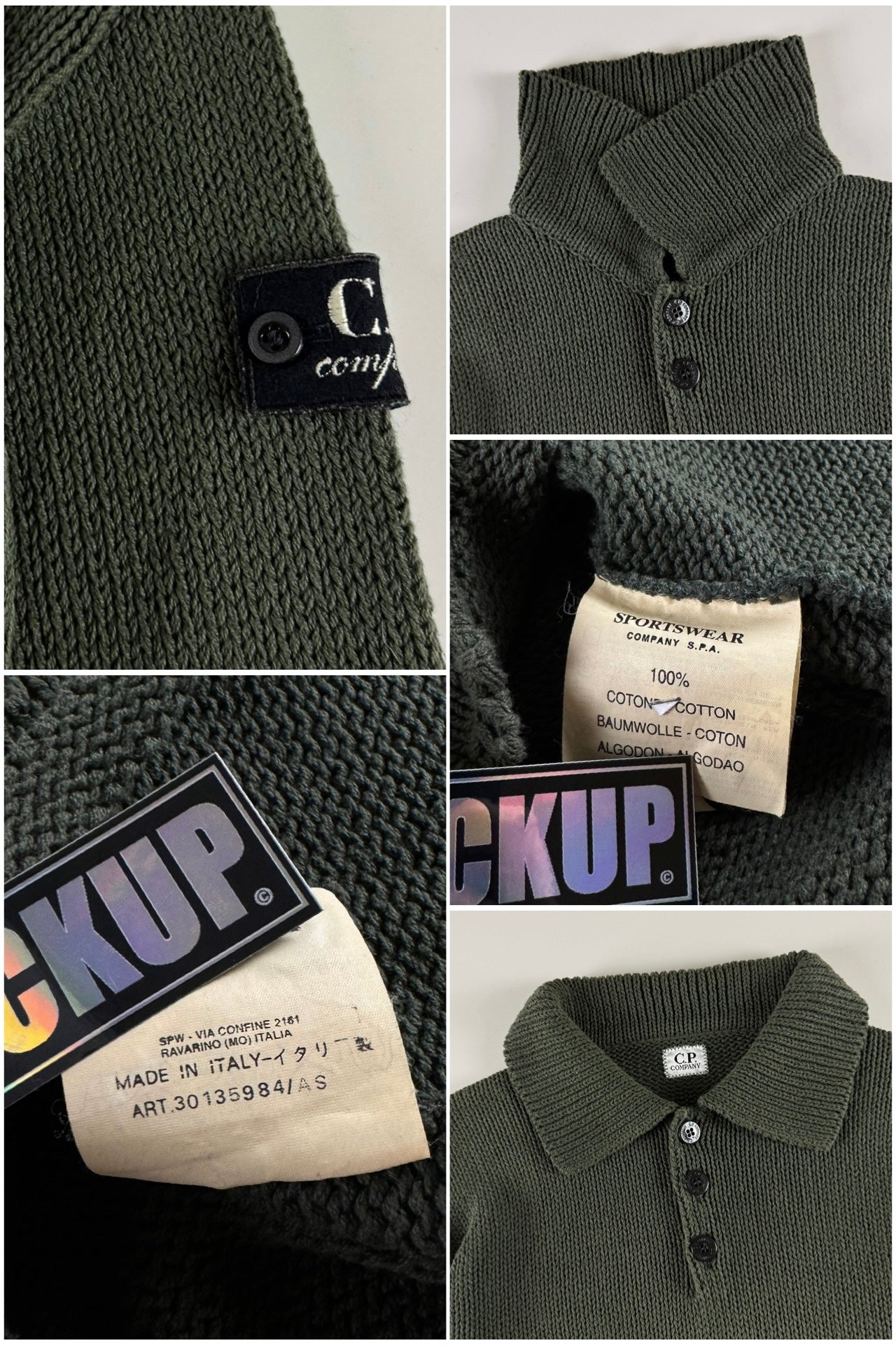 C.P. Company SS 1999 Pullover Knitted Sweater [M]