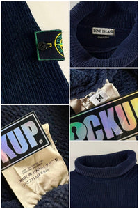 Stone Island 1997 Roll Neck Knitted Sweater [M]