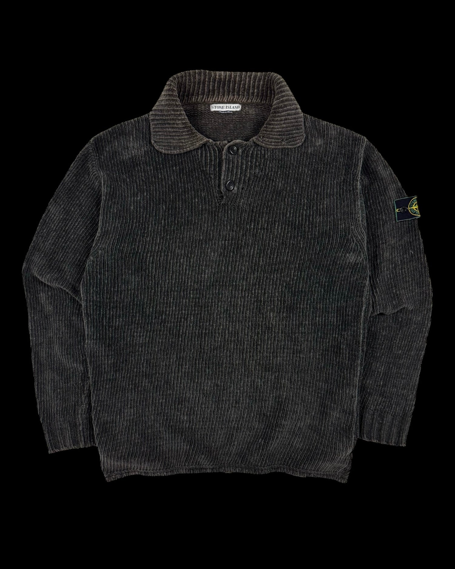 Stone Island 1990’s Chenille Knitted Sweater [XXL]