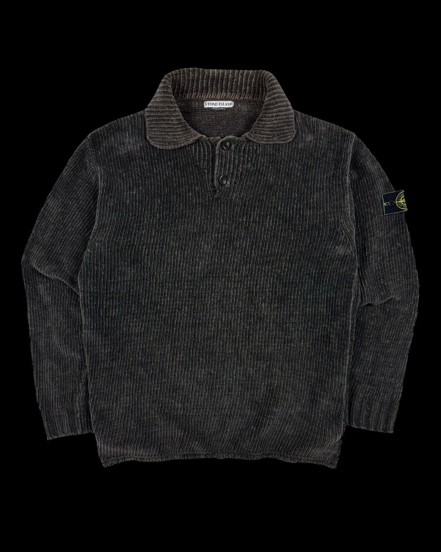 Stone Island 1990’s Chenille Knitted Sweater [XXL]
