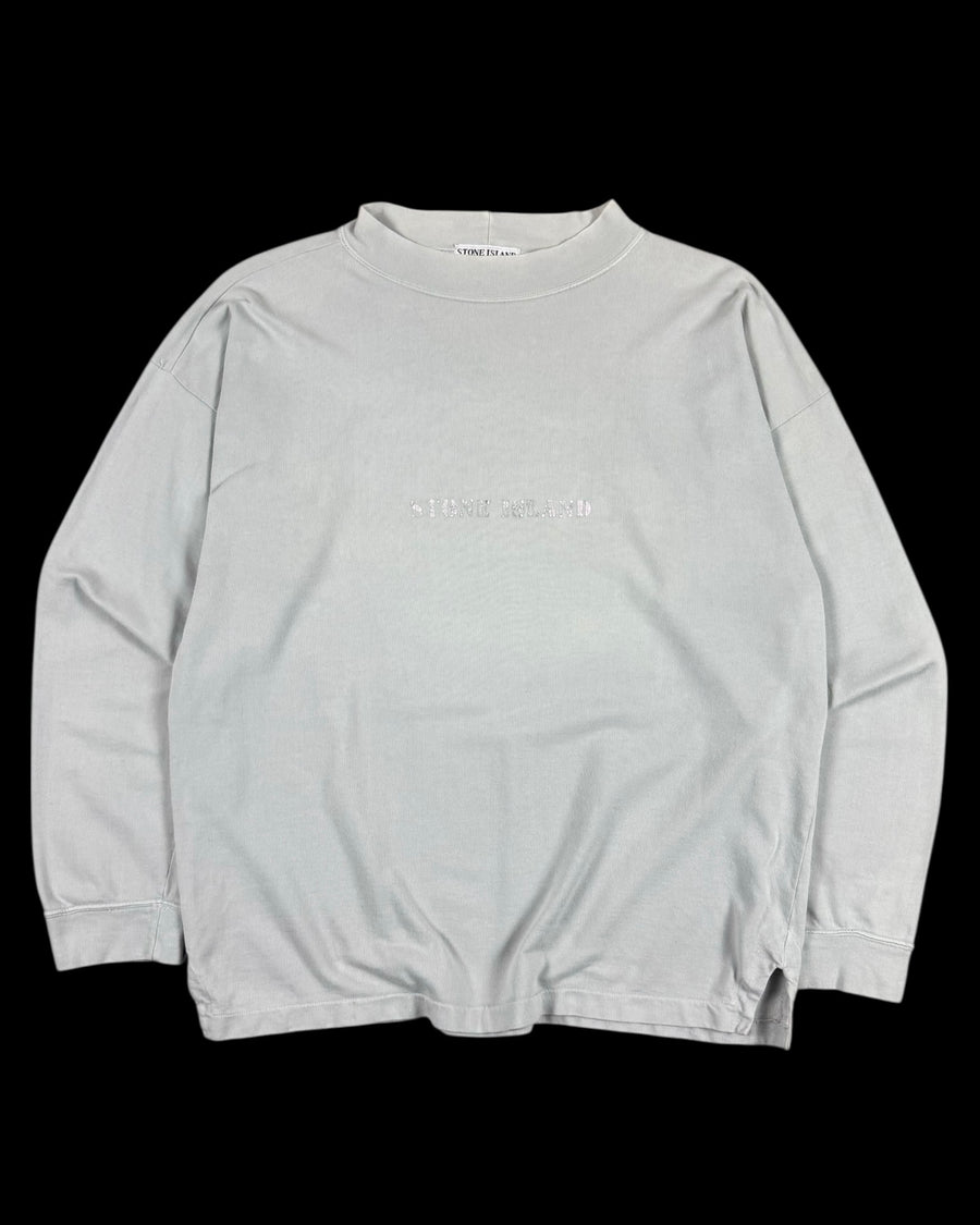 Stone Island 1990’s Reflective Logo Sweatshirt [XL]