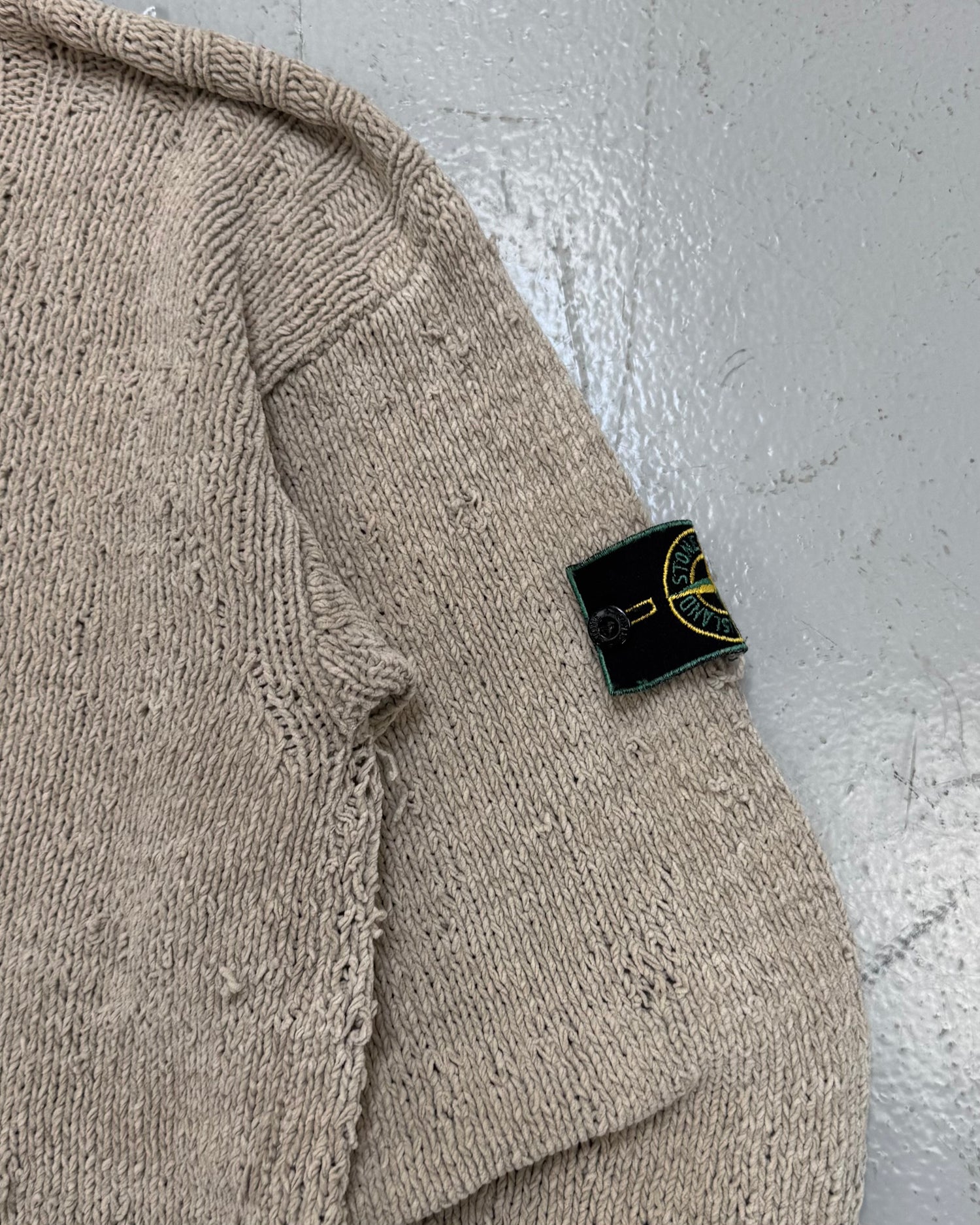 Stone Island AW 1995 Chenille Knitted Sweater [L]
