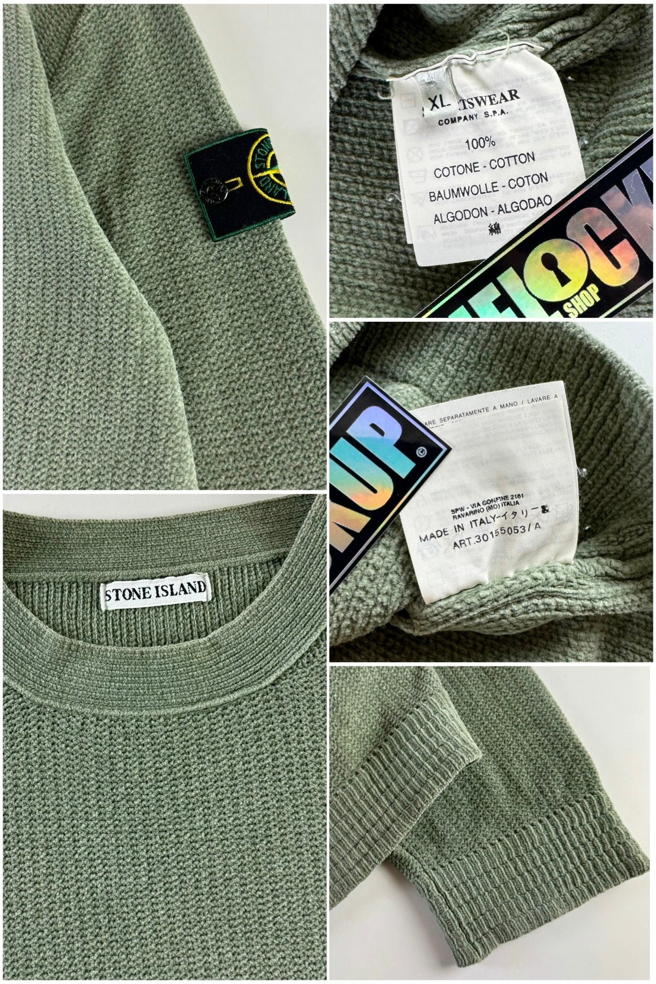 Stone Island 1999 Pullover Knitted Sweater [XL]