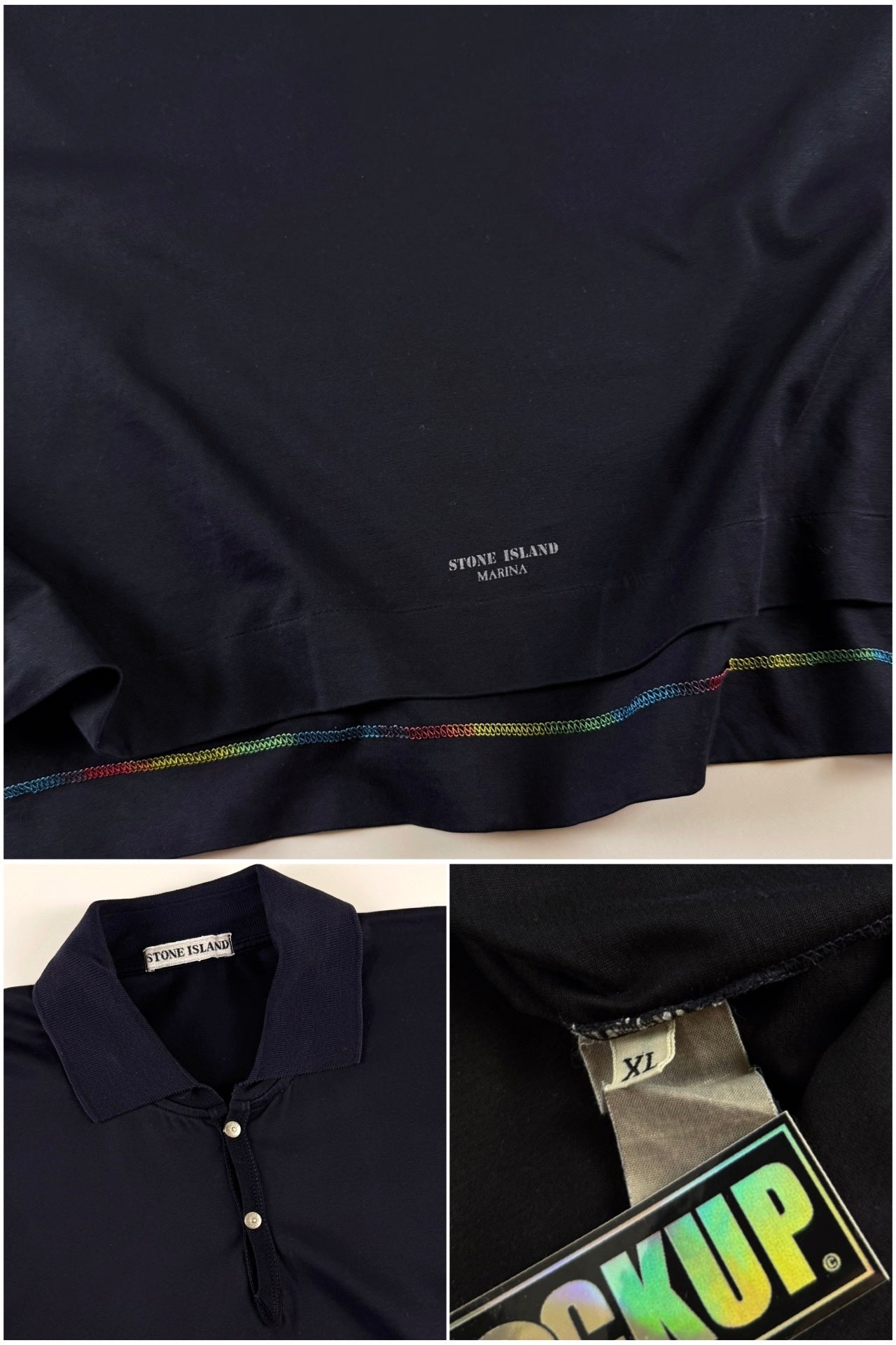 Stone Island 1980’s Marina Polo Shirt [XL]