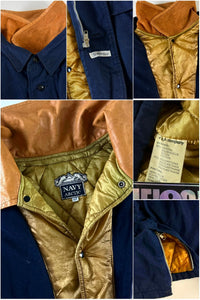 Boneville 1980s Navy Arctic Quilted Deck Jacket [54]
