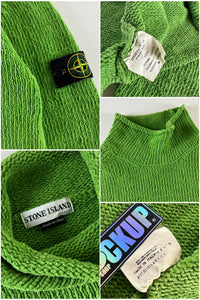 Stone Island 2000 Knitted Mock Neck Sweater [L]