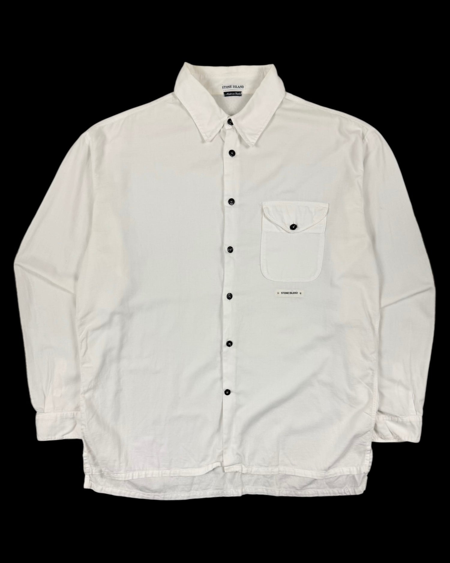 Stone Island SS 1998 Spellout Casual Shirt [XXL]