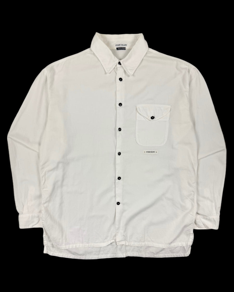 Stone Island SS 1998 Spellout Casual Shirt [XXL]