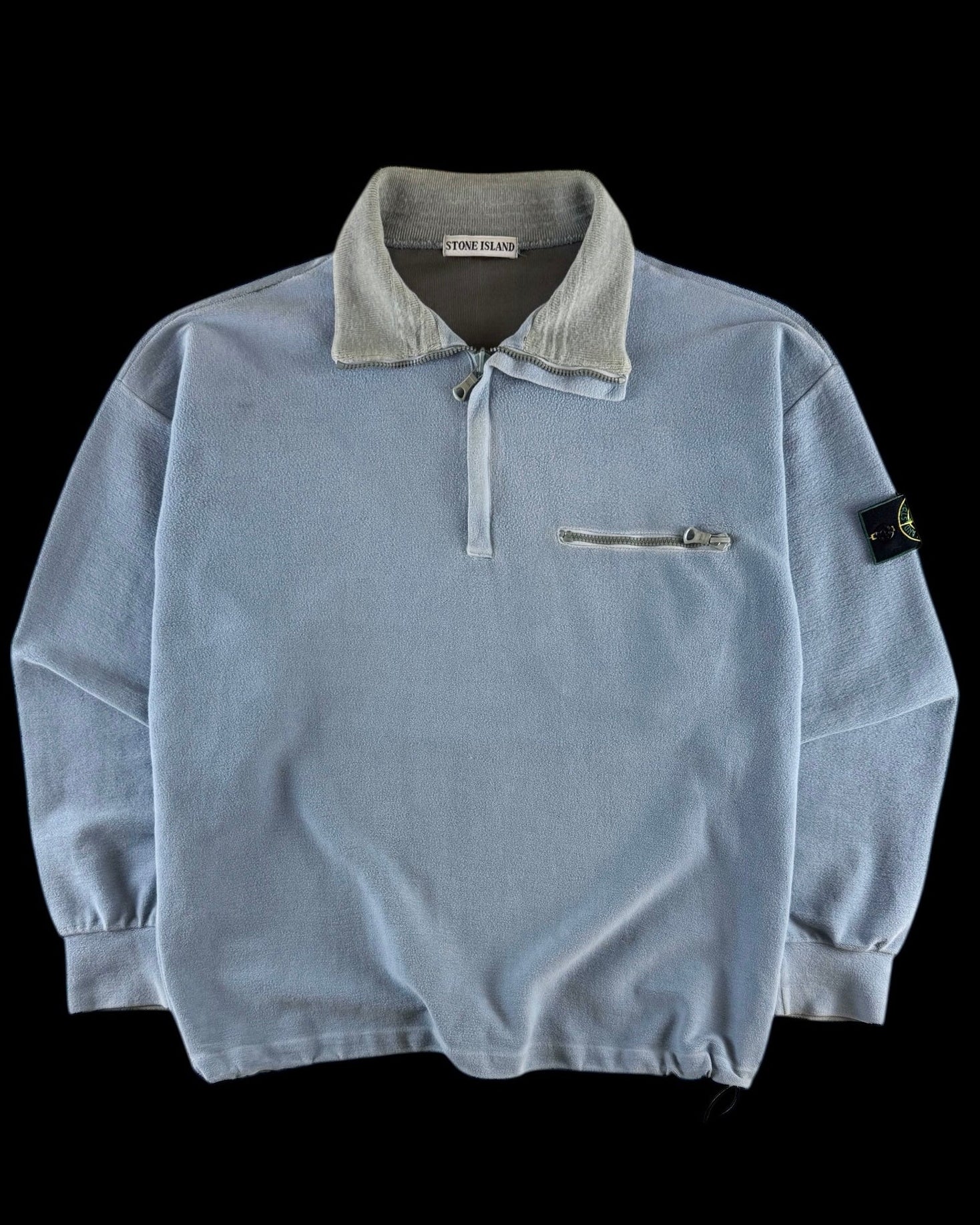 Stone Island 1990’s 1/4 Zip Fleece [L]