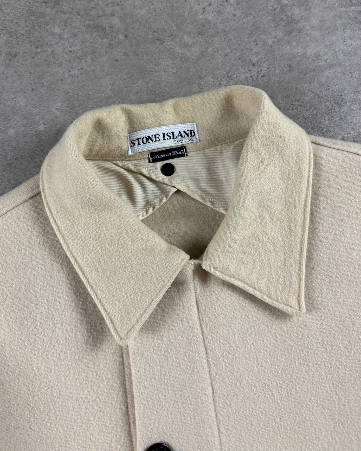 Button Up Wool Overshirt
