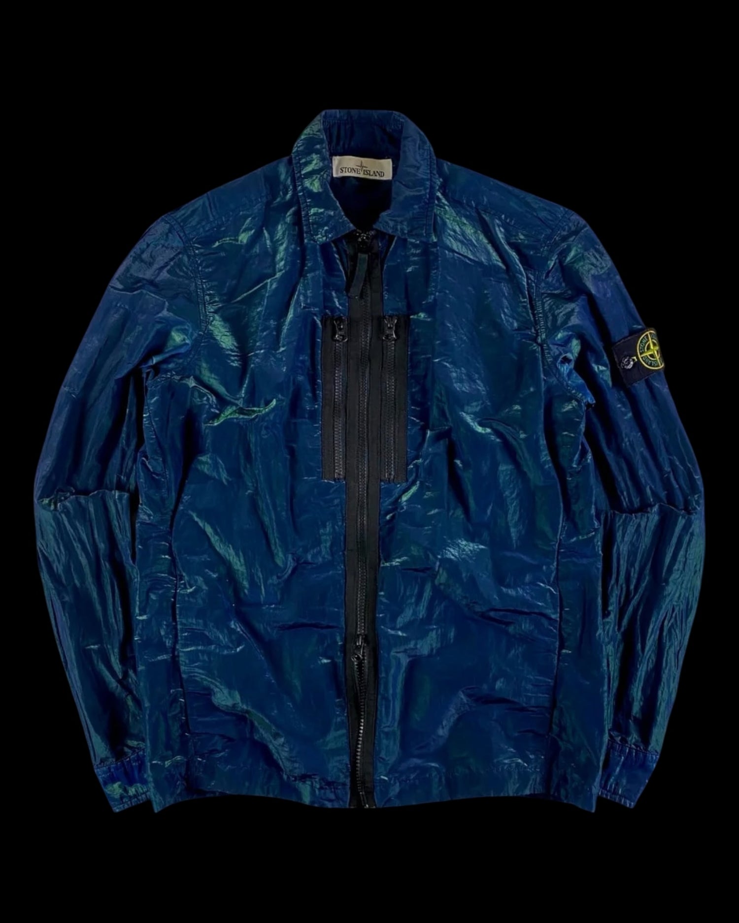 Nylon Metal Weft Overshirt