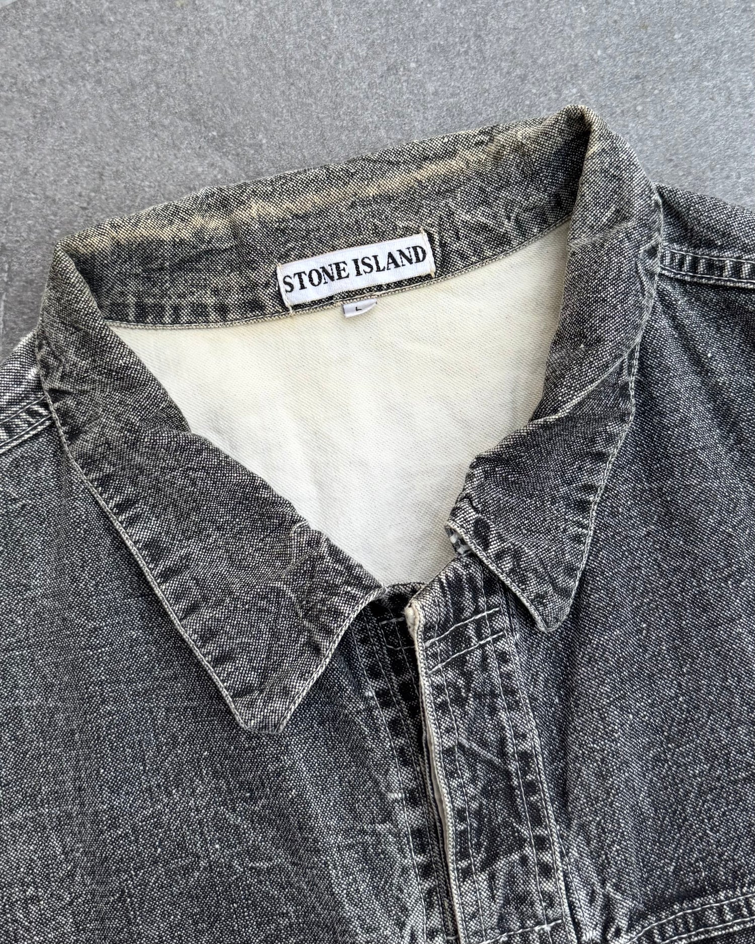 Pigment Dyed Denim Carpenter Jacket