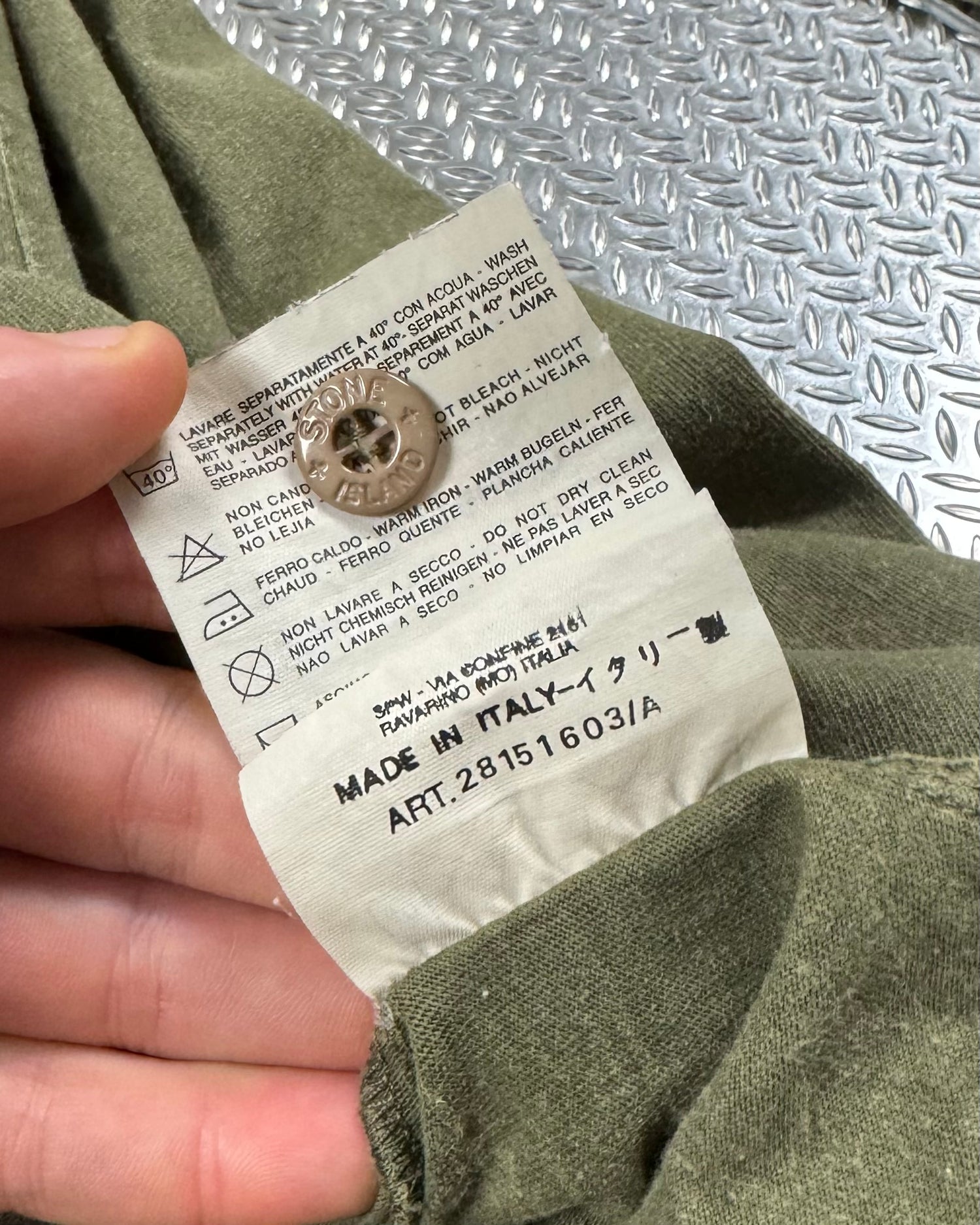 Stone Island SS 1998 Spellout Casual Shirt [L]