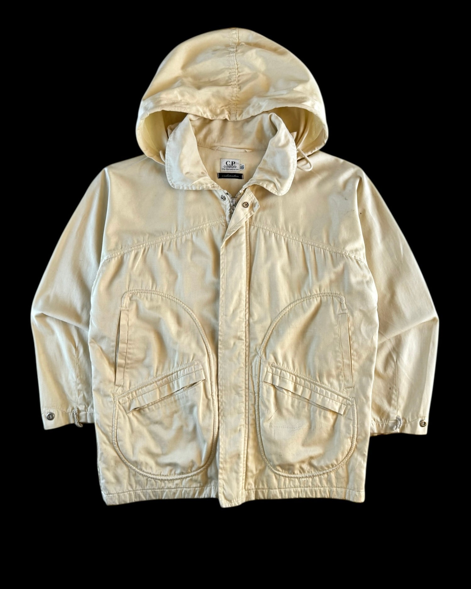 C.P. Company 1980’s Raso Gommato Hooded Parka Jacket [S]