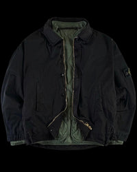 Stone Island 1985 Raso Gommato Jacket with Quilted Liner [L]