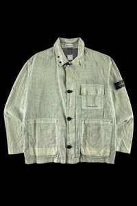 Stone Island 1997 Lino Flax Field Jacket [L]