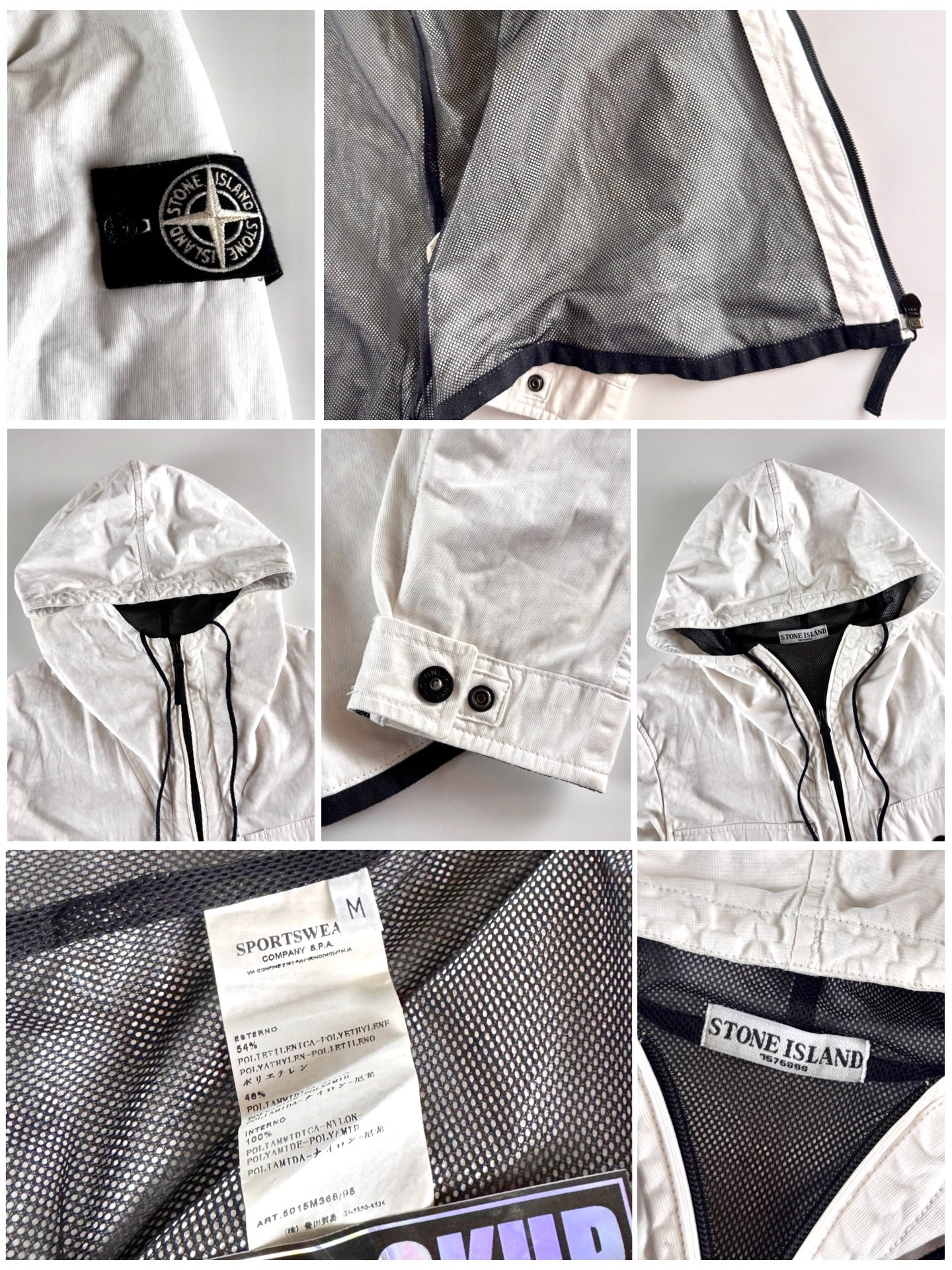 Stone Island SS 2009 Hooded Tyvek Jacket [M]