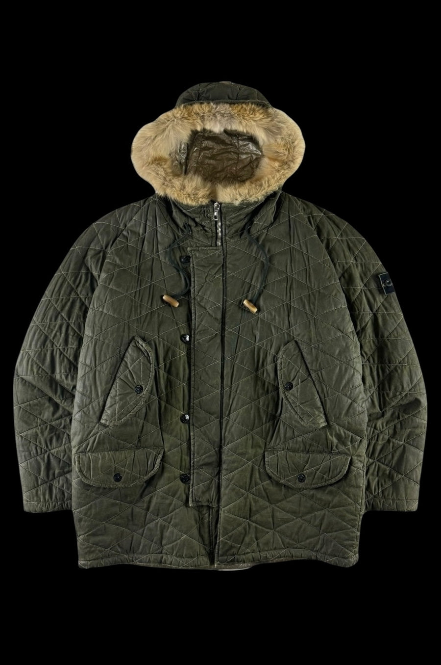 Stone Island 1985 Silver Foil Jock Country Jacket [L]