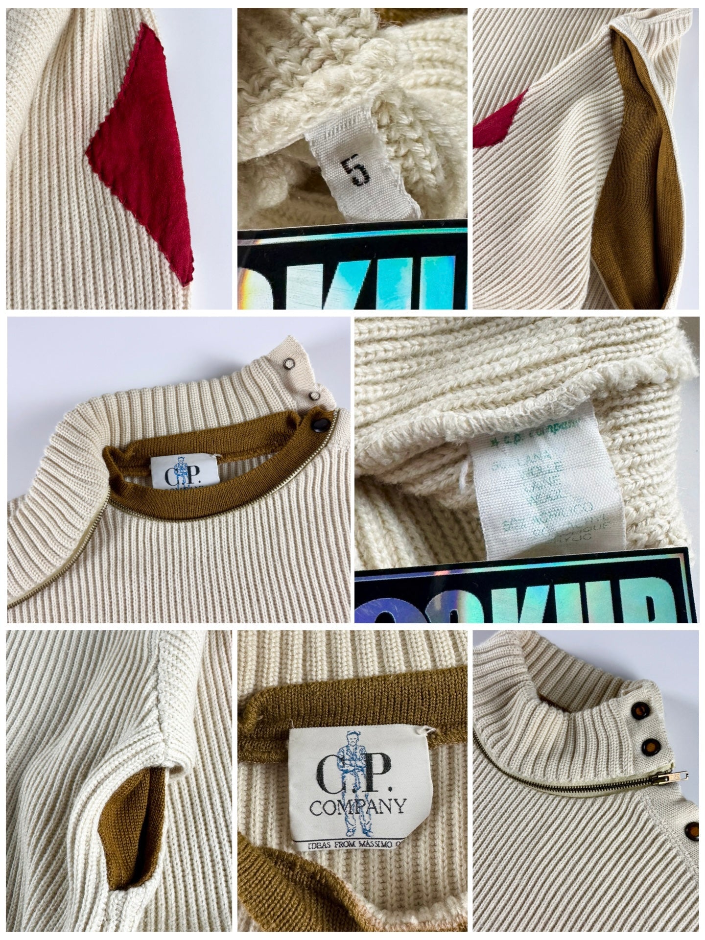 C.P. Company AW 1982 Ribbed Knitted Sweater [L]