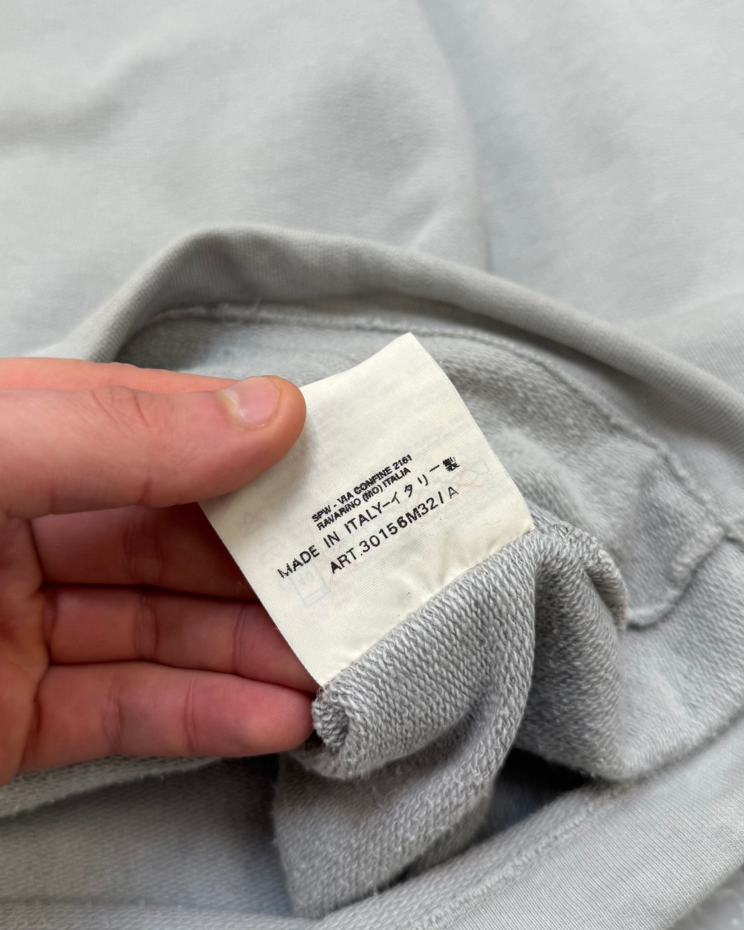 Stone Island SS 1999 Zip Up Hooded Sweatshirt [XL]