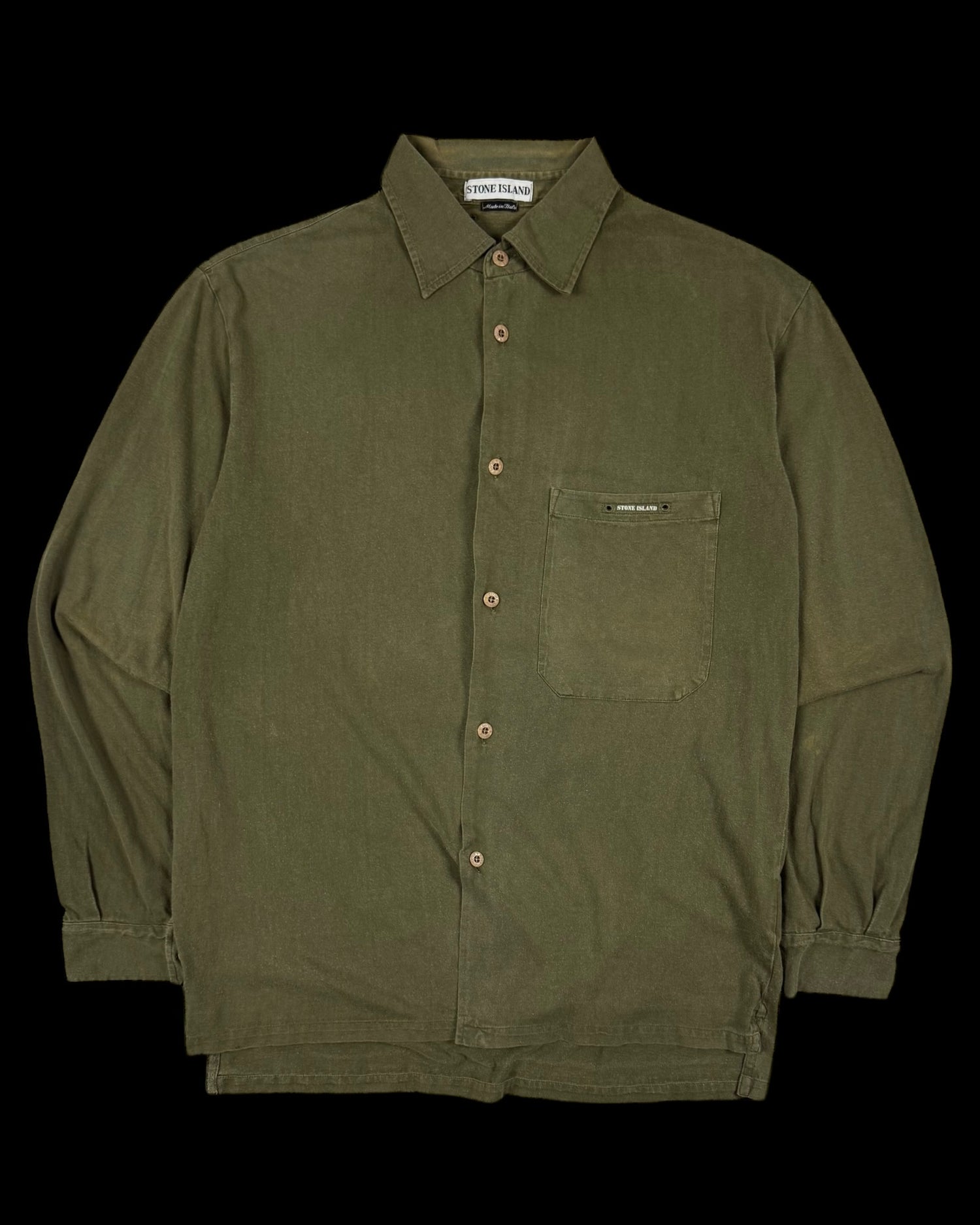 Stone Island SS 1998 Spellout Casual Shirt [L]