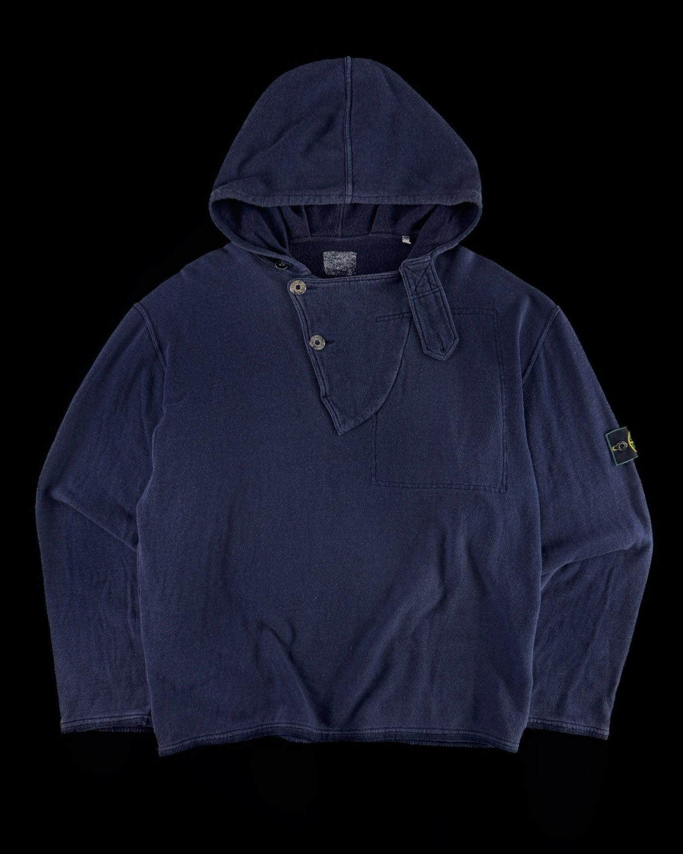 Stone Island 1980’s Pullover Hooded Sweatshirt [XL]