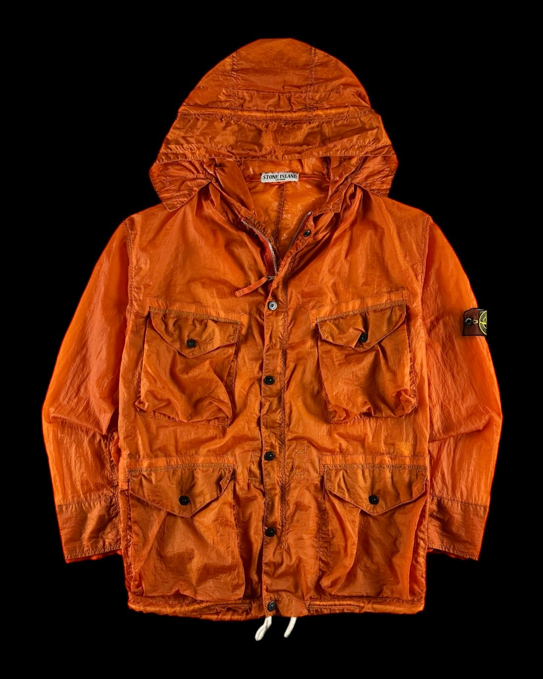 Stone Island SS 2008 Multipocket Hooded Parachute Jacket [L]