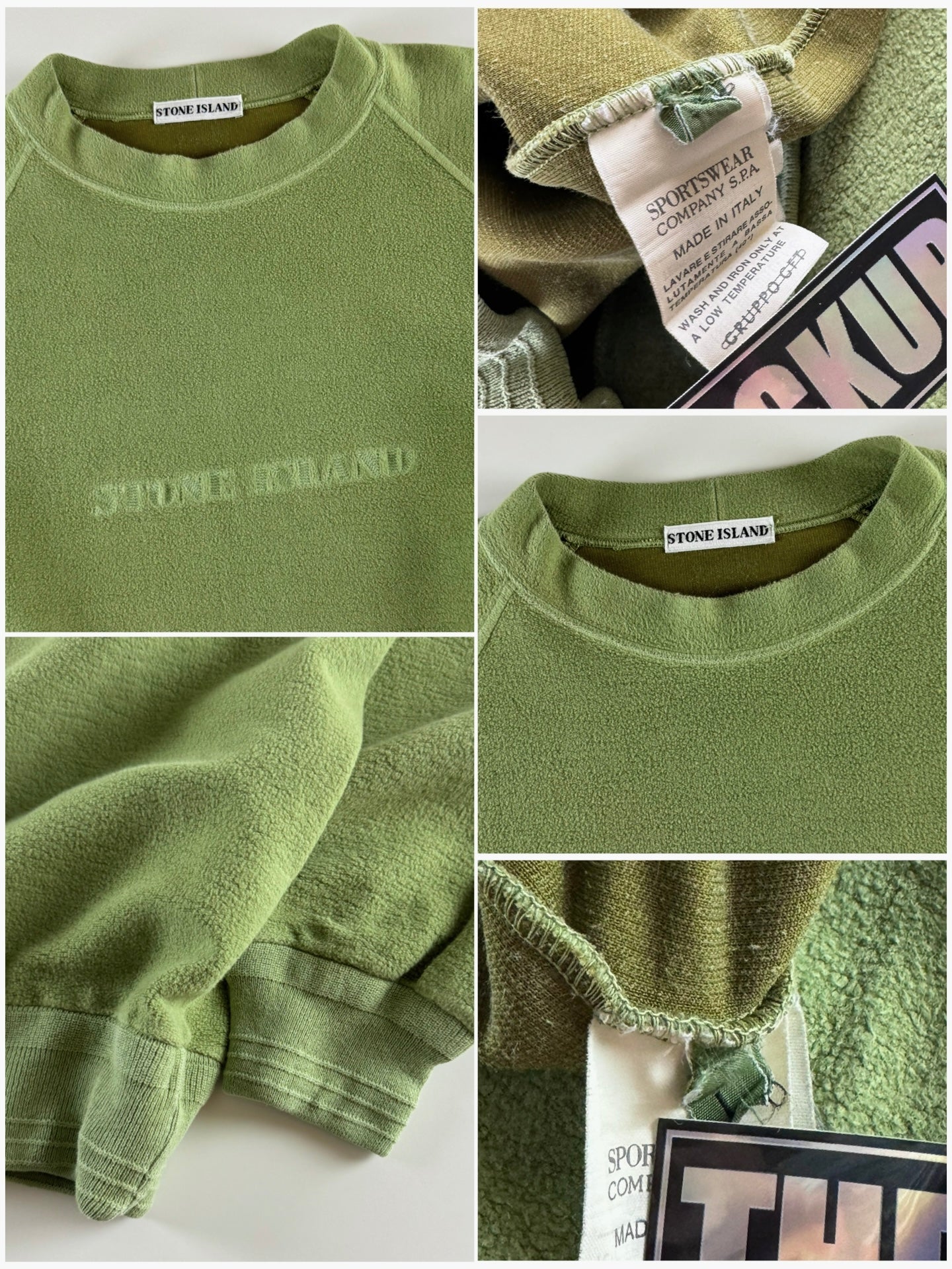 Stone Island 1992 Fleece Logo Sweatshirt [L]