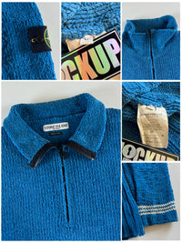 Stone Island AW 2005 1/4 Zip Knitted Sweater [S]