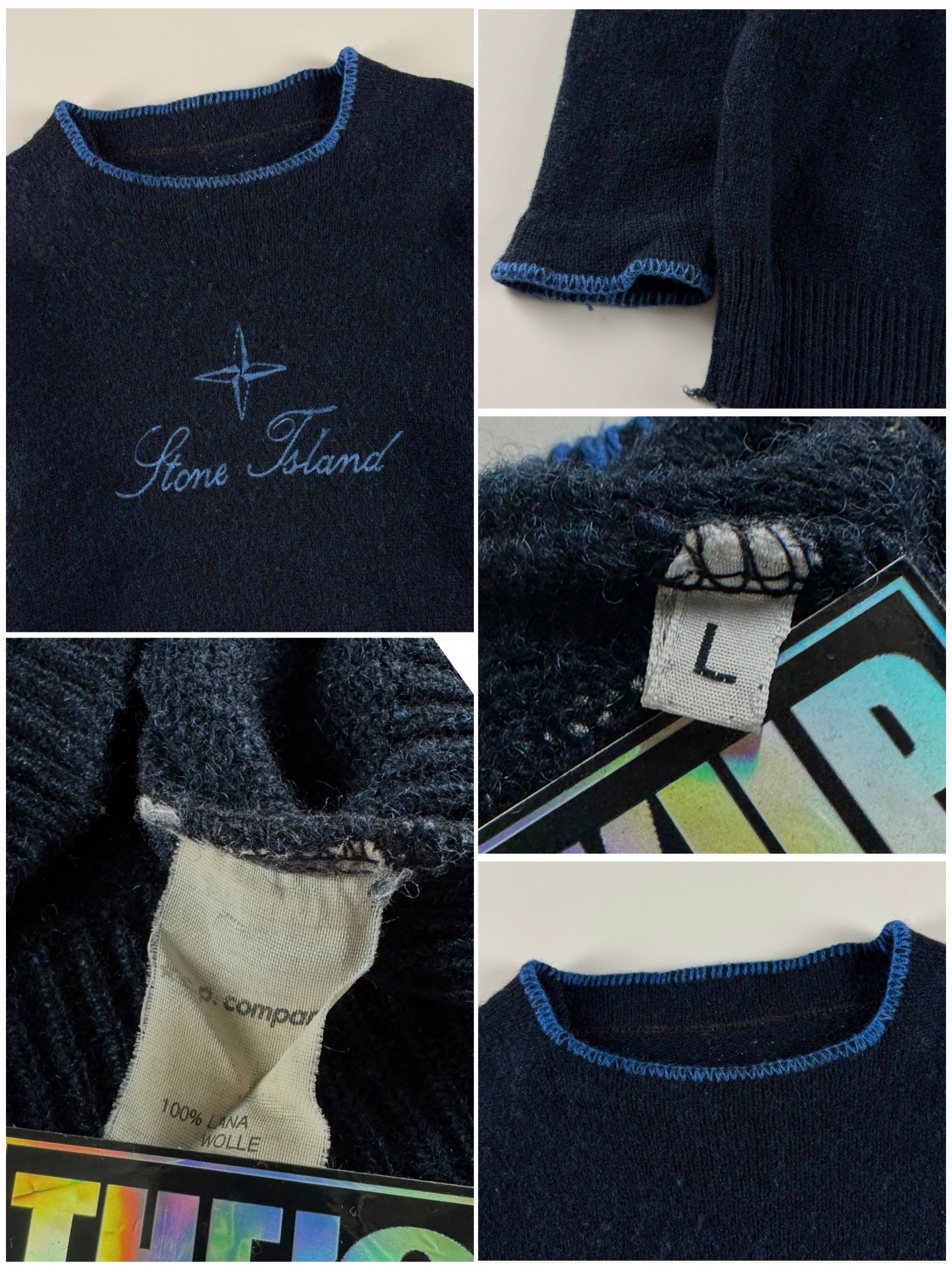 Script logo Wool Sweater