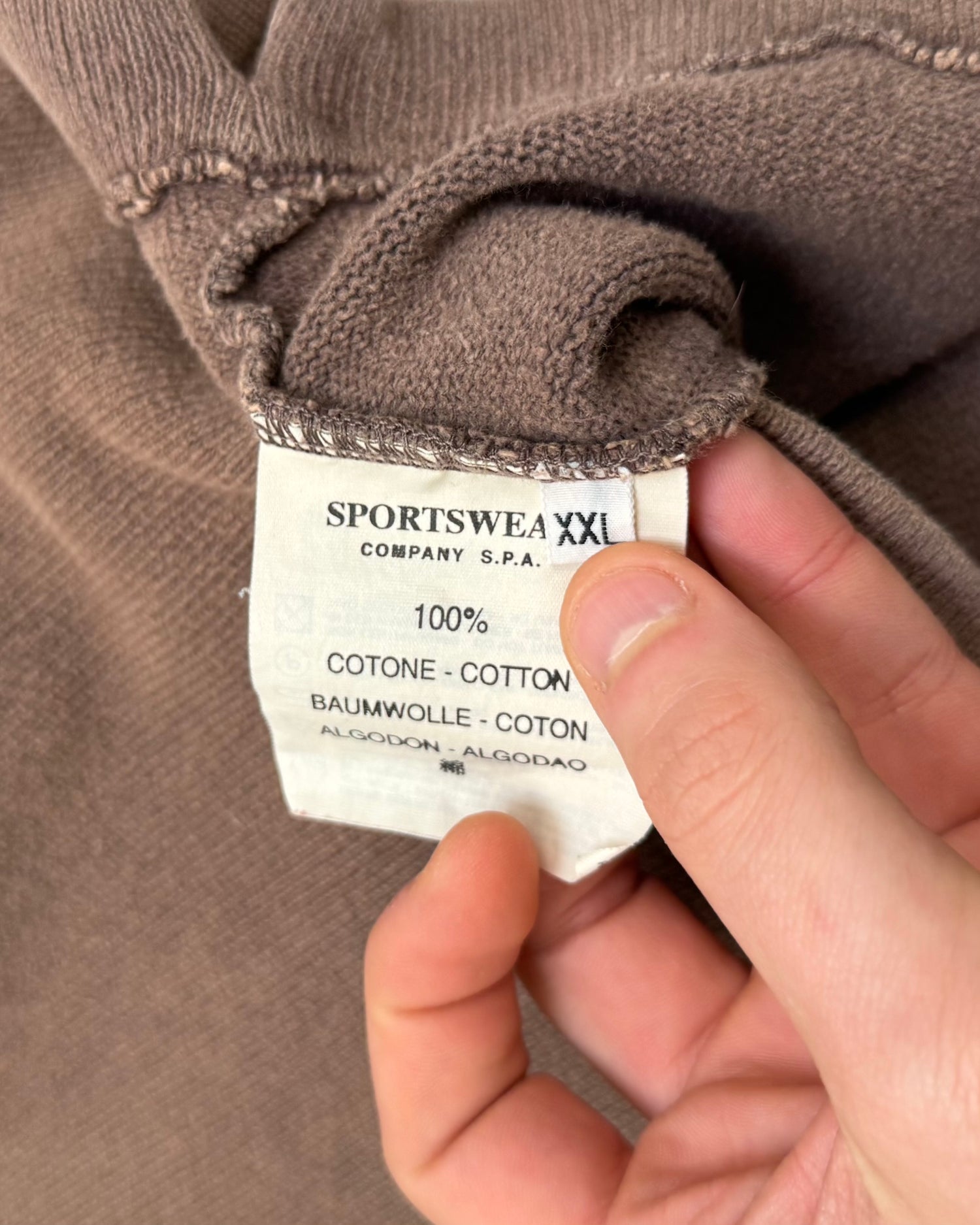 Stone Island AW 1998 1/4 Zip Button Sweatshirt [XXL]