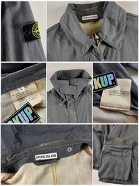 Stone Island SS 1999 Coated Cotton Field Jacket [L]