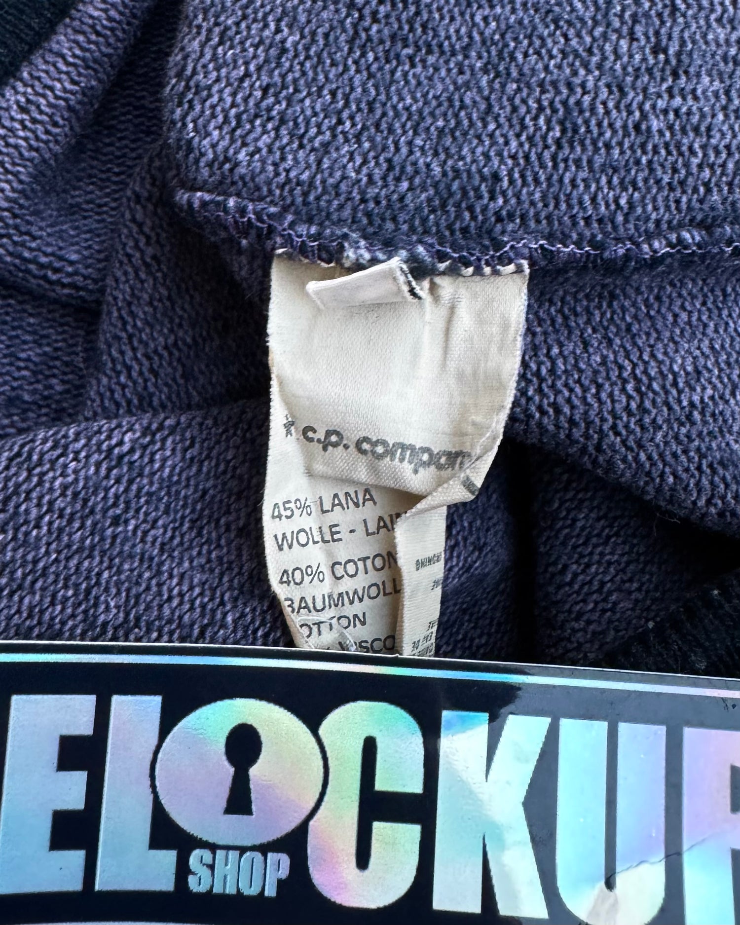 Stone Island 1980’s Embroidered Mock Neck Sweatshirt [M]