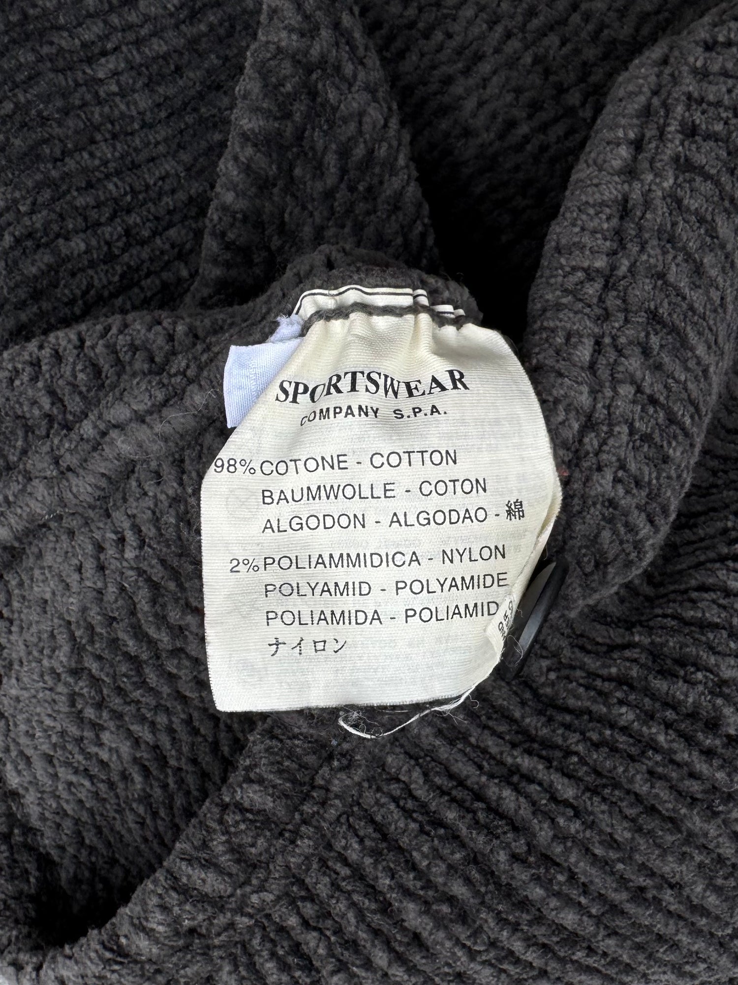 Stone Island 1990’s Chenille Knitted Sweater [XXL]