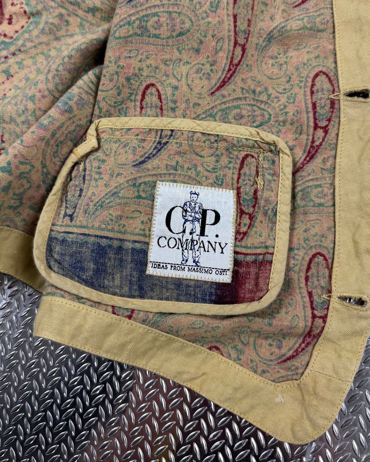 C.P. Company 1980’s Paisley Print Vest [XS]
