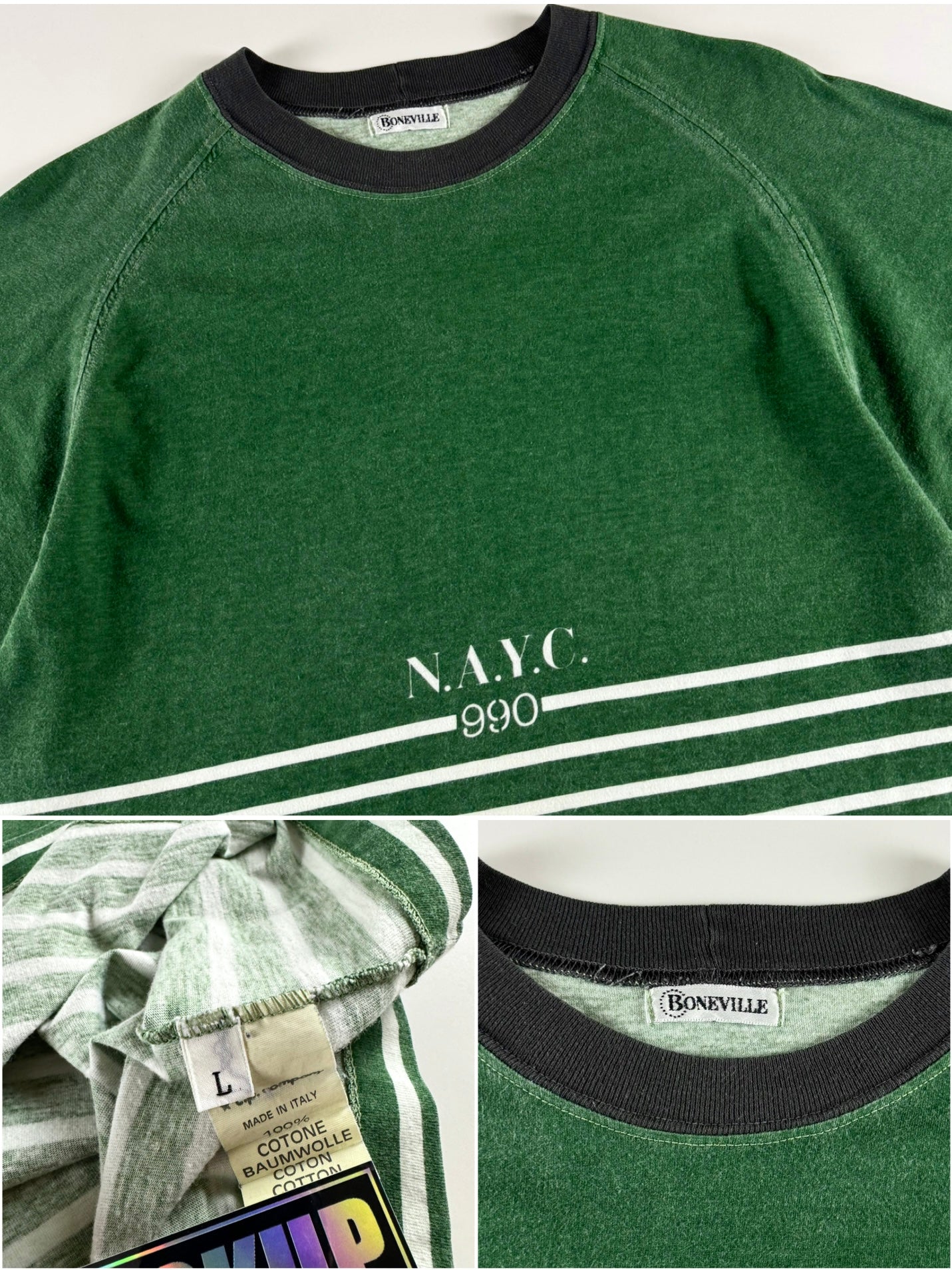 Boneville SS 1990 Navy Arctic NAYC T-Shirt [L]
