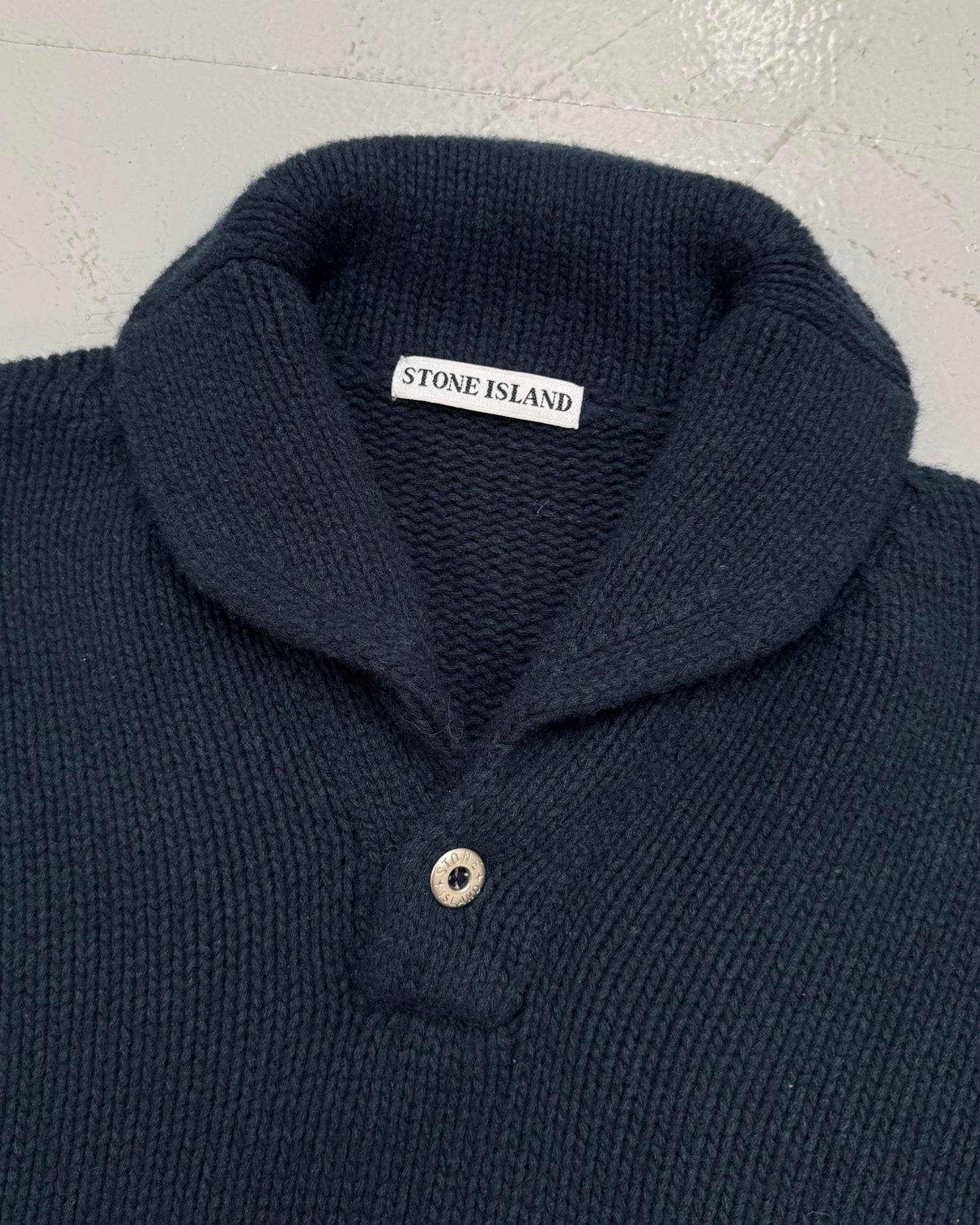 Stone Island 1980’s Button Knitted Sweater [M]