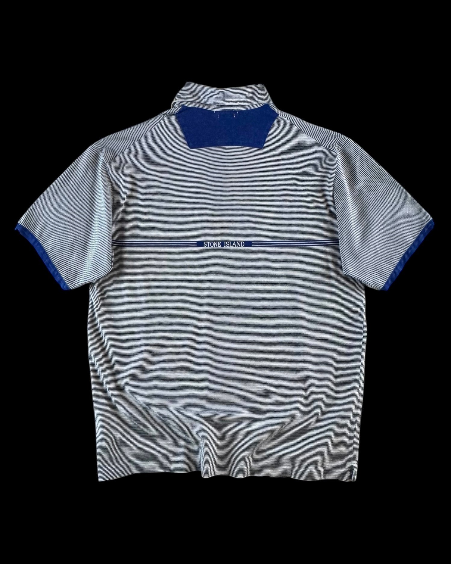 Stone Island SS 2004 Striped Polo Shirt [M]